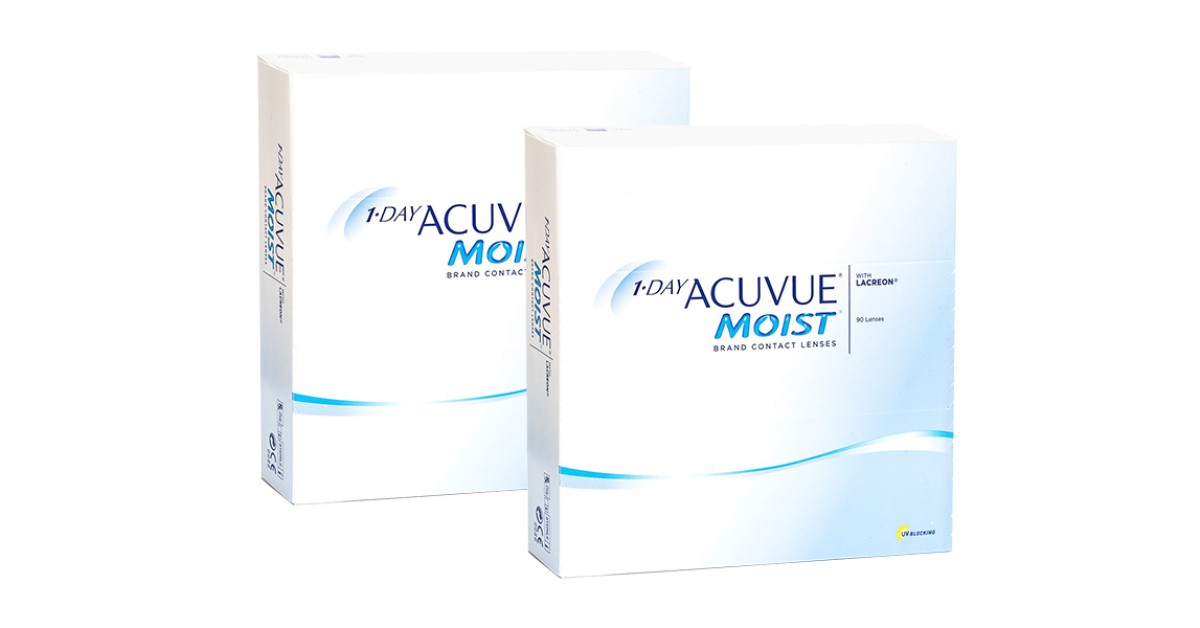 1-DAY Acuvue Moist (180 lenses)