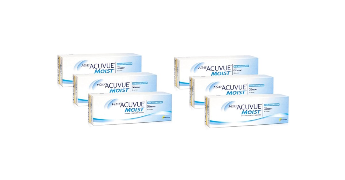 Image of 1-DAY Acuvue Moist for Astigmatism (180 Linsen)