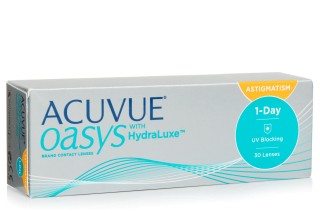 Acuvue Oasys 1-Day with HydraLuxe for Astigmatism (30 čoček)