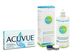 Acuvue Oasys with Transitions (6 čoček) + Solunate Multi-Purpose 400 ml s pouzdrem