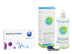 Biofinity Energys (6 čoček) + Solunate Multi-Purpose 400 ml s pouzdrem