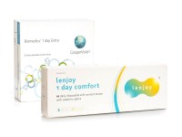 Biomedics 1 Day Extra (90 Linsen) + Lenjoy 1 Day Comfort 10 Linsen kostenlos