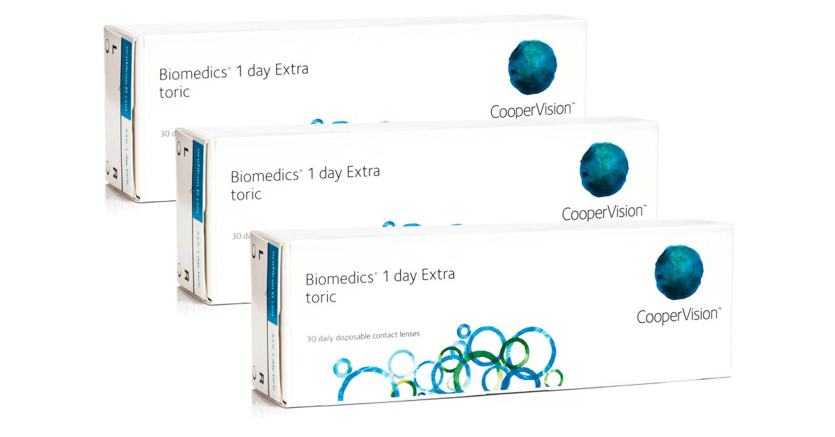 Biomedics 1 Day Extra Toric CooperVision (90 lenses)