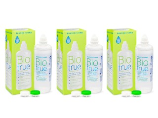 Biotrue Multi-Purpose 3 x 300 ml s pouzdry - DE