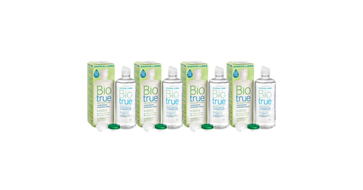 Biotrue Multi-Purpose 4 x 300 ml with cases