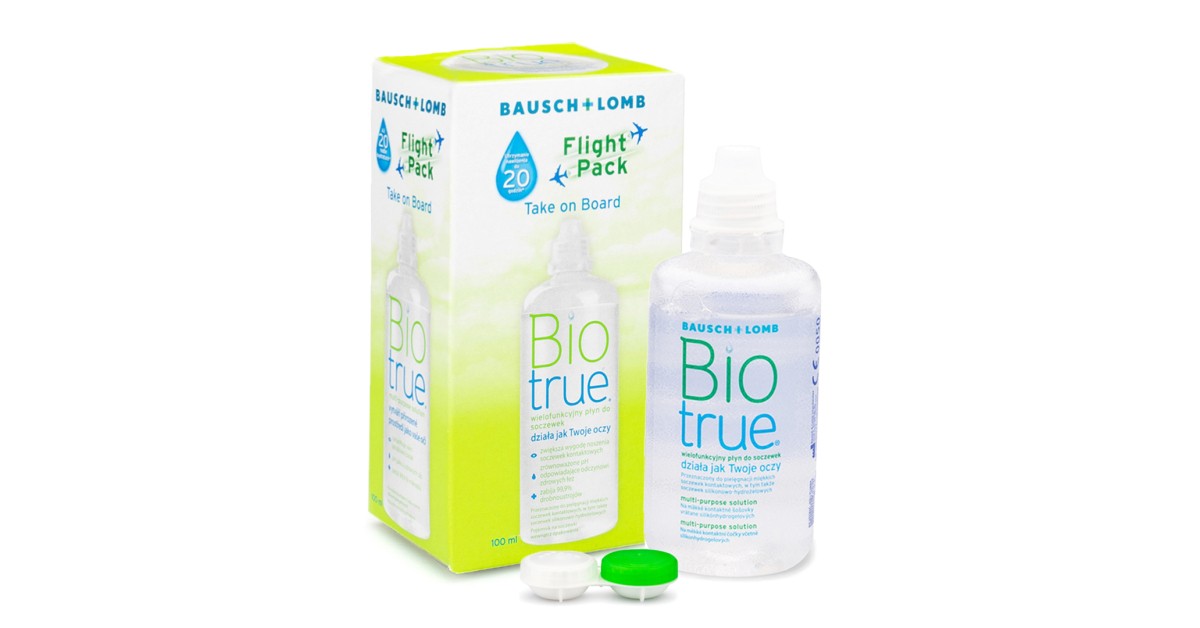 Biotrue Multi-Purpose Flight Pack 100 ml mit Behälter