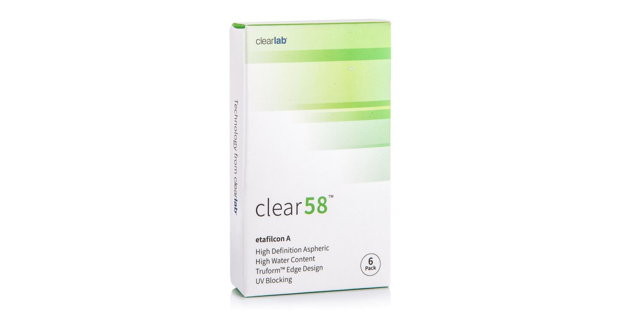 Image of Clear 58 (6 Linsen)