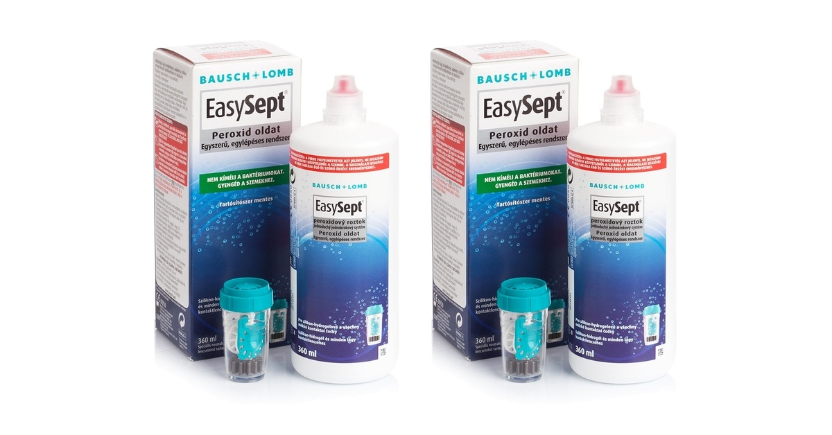 EasySept 2 x 360 ml med linsetuier