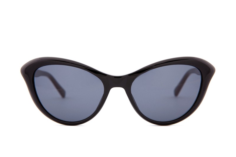 Moschino Love MOL015/S 807 IR 53 - cat eye sluneční brýle, dámské, černé