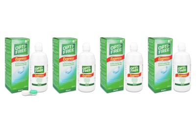 OPTI-FREE Express 4 x 355 ml s pouzdry