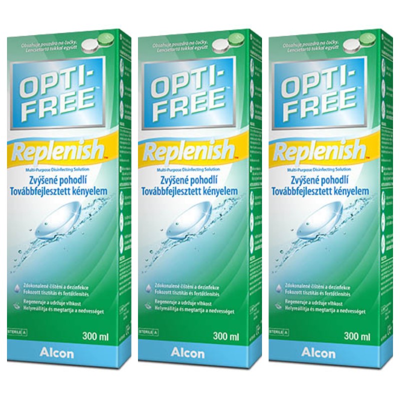 Opti Free Replenish 3 X 300 Ml Mit Behälter Lentiamo