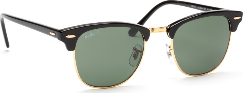 Ray-Ban Clubmaster RB3016 901/58 Polarized - M (51)