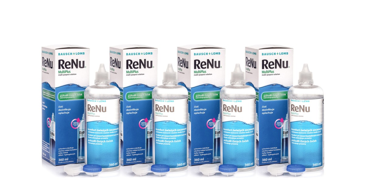 ReNu MultiPlus 4 x 360 ml with cases