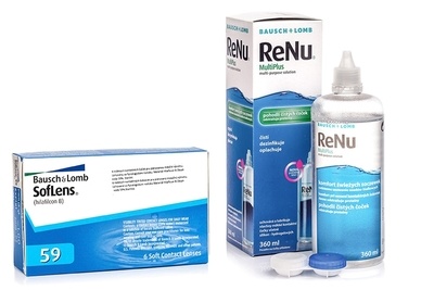 Bausch & Lomb SofLens 59 (6 čoček) + ReNu MultiPlus 360 ml s pouzdrem