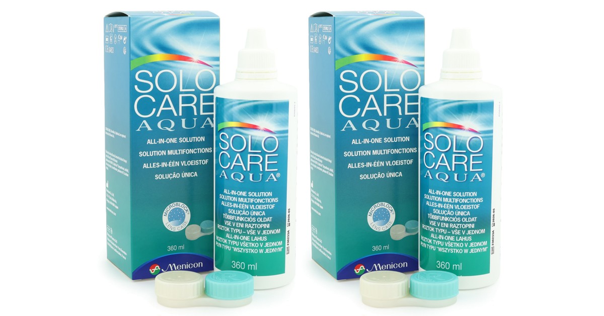 SOLOCARE AQUA 2 x 360 ml mit Behälter