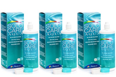 SOLOCARE AQUA 3 x 360 ml mit Behälter