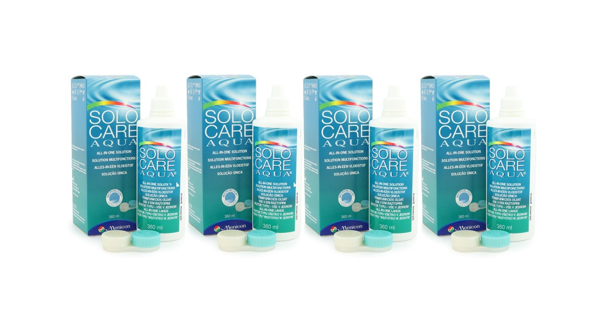 SOLOCARE AQUA 4 x 360 ml mit Behälter